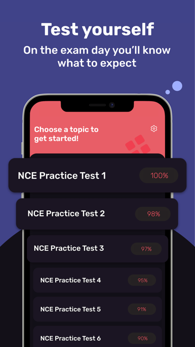 NCE Exam Prep 2025 Screenshot
