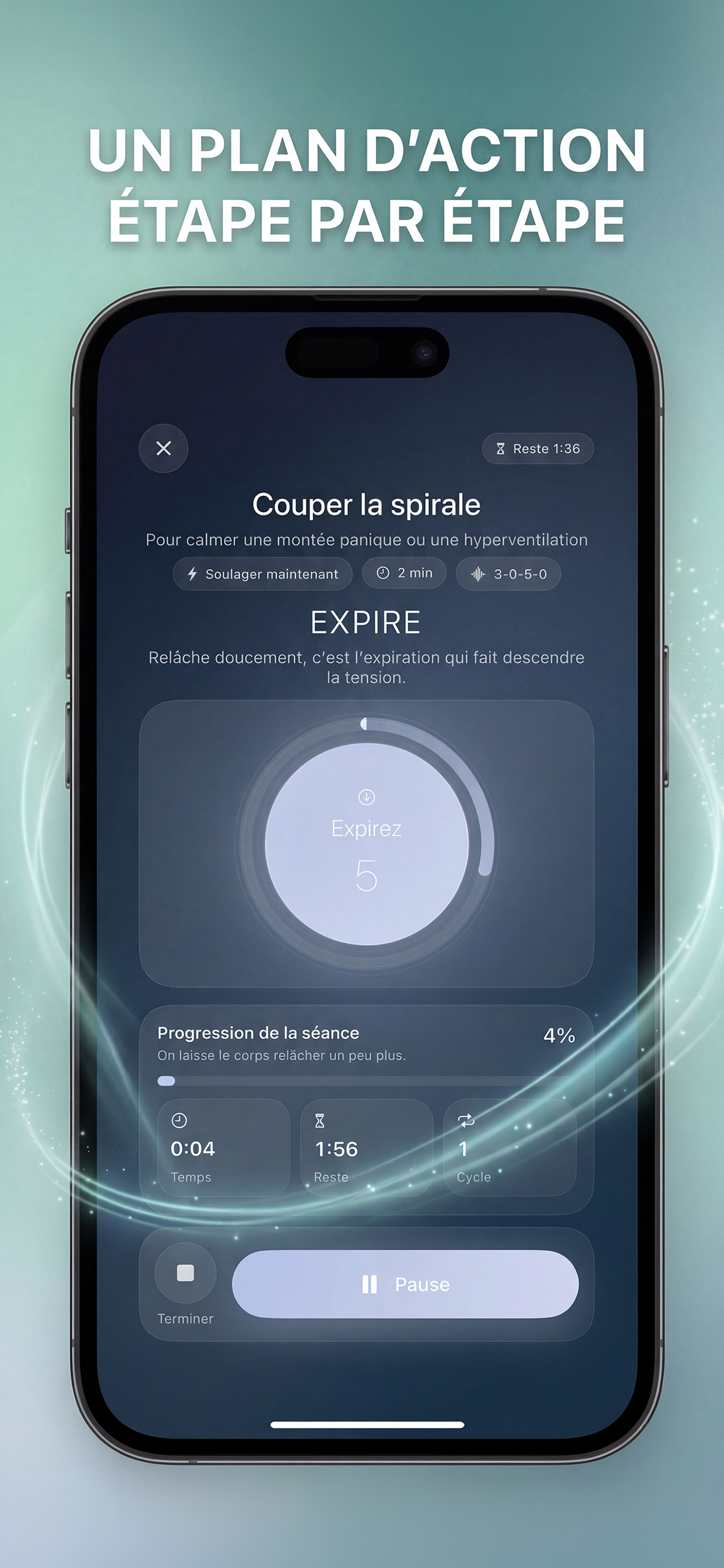 Respire: Aide contre l'anxiété screenshot 4