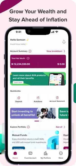 AVA: Invest, Save & Trade screenshot 3