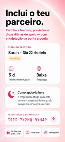 Iris: Calendário Menstrual screenshot 3
