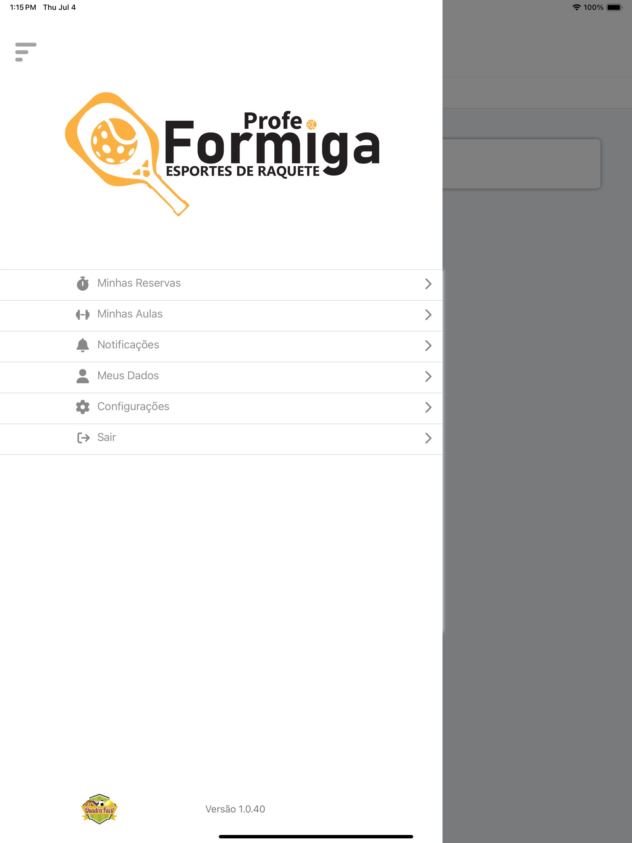 Formiga Esporte de Raquetes screenshot 8