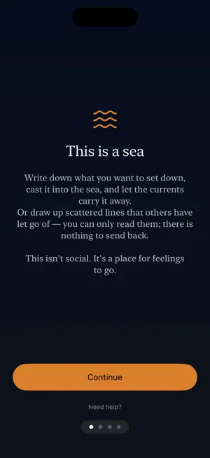 Driftsea: Journal & Reflect screenshot 1