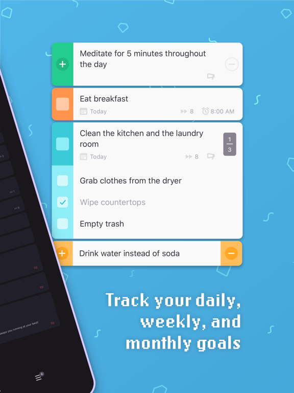 Habitica: Gamified Taskmanager iPad screenshot