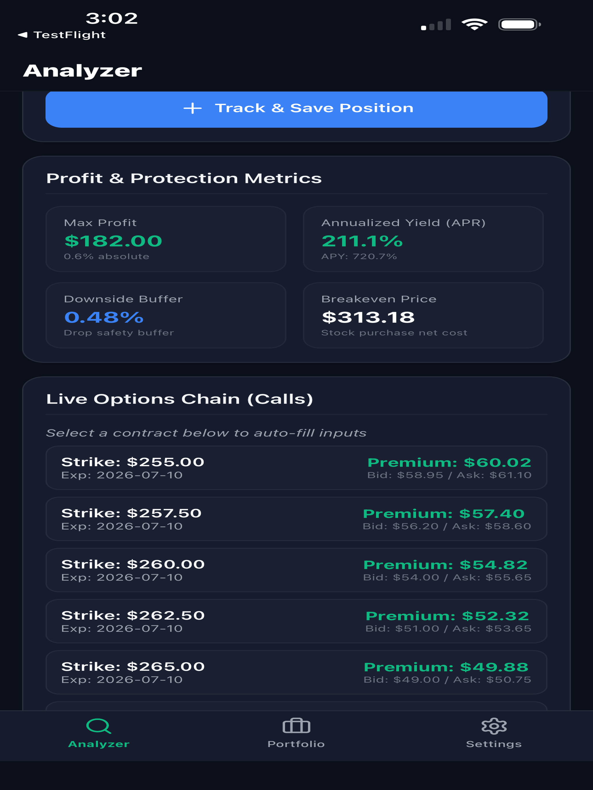 CoveredProfit: Covered Calls screenshot 10