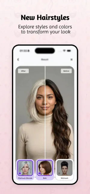 HairlyAI – Hairstyle Try On screenshot 2