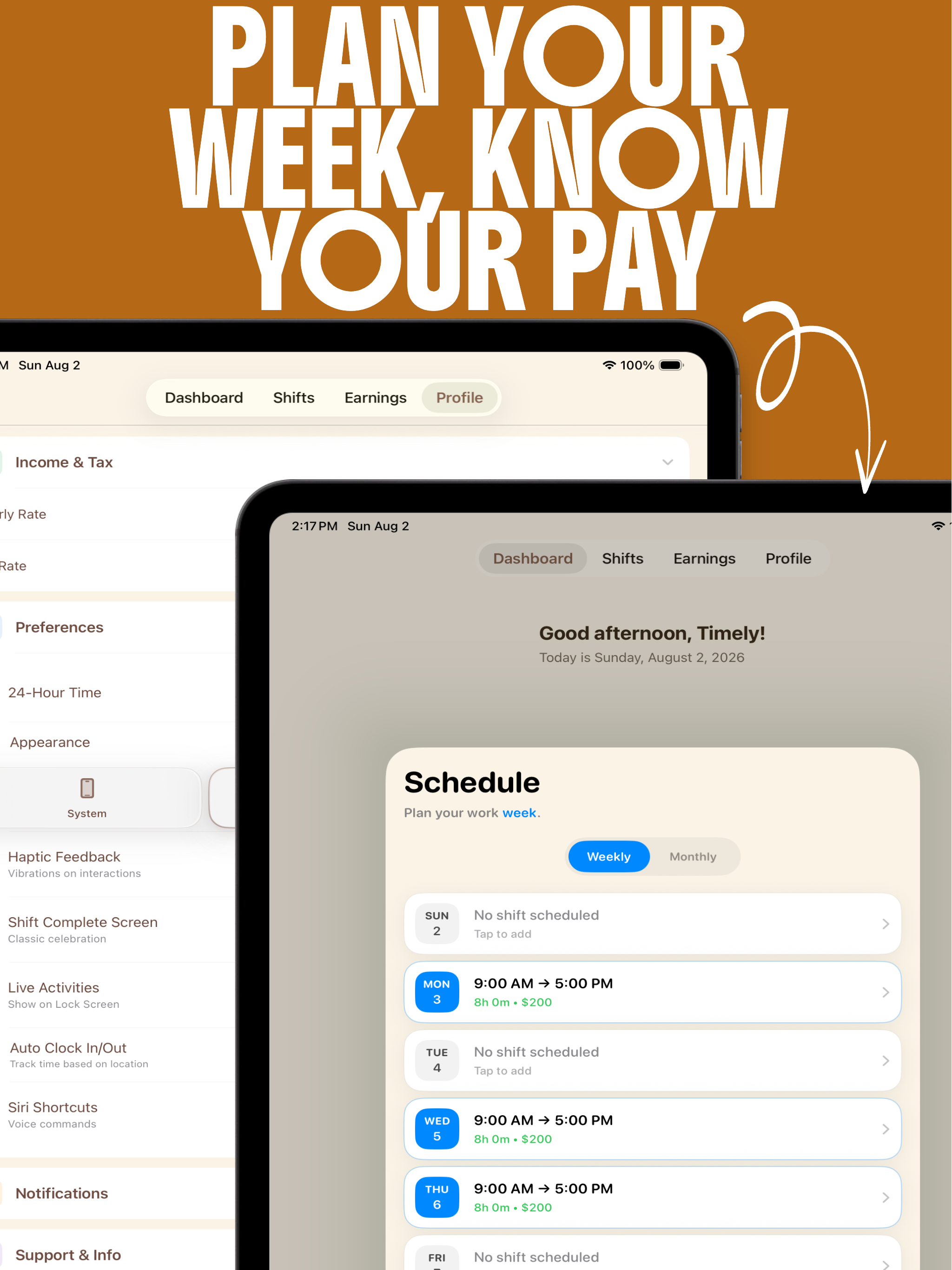 Timely - Shift & Pay Tracker screenshot 8