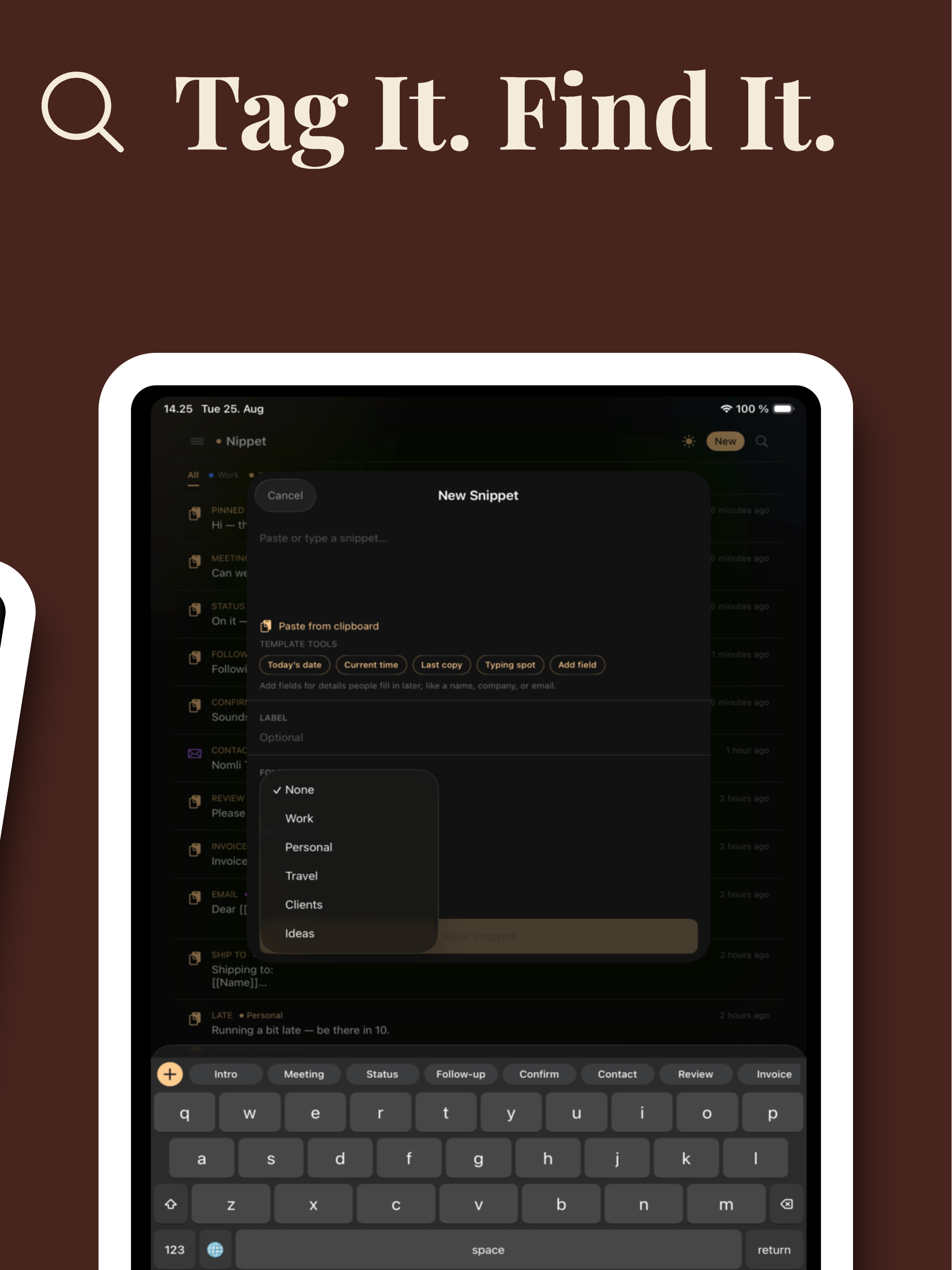 Nippet clipboard screenshot 6