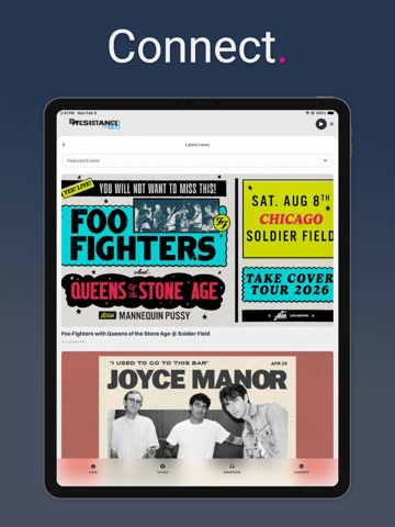 106.7 The Resistance iPad screenshot