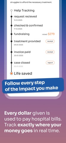 Helpster Charity. Saving Lives Screenshot 5 of 7