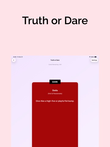 Couple Game - Games for Lovers iPad screenshot