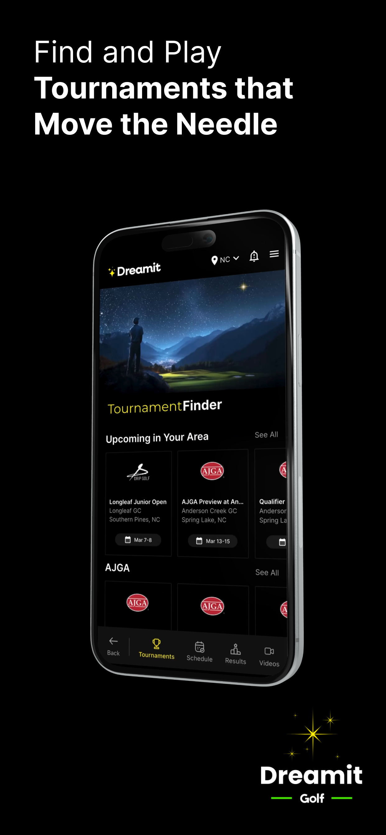 College Golf DreamFinder
