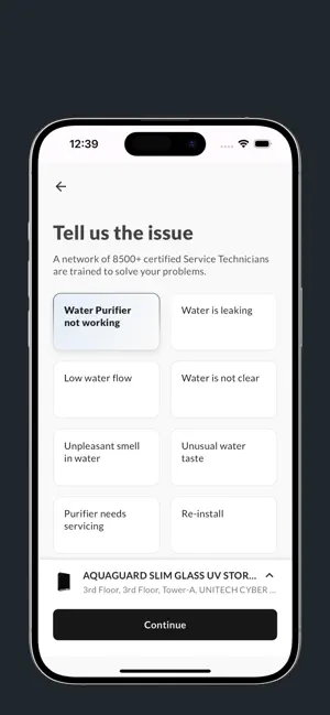 Eureka Forbes | Aquaguard iPhone screenshot 2