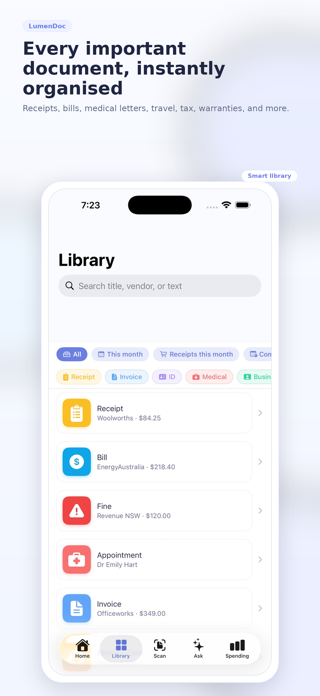 LumenDoc: AI Document Chat Screenshot 2 of 7