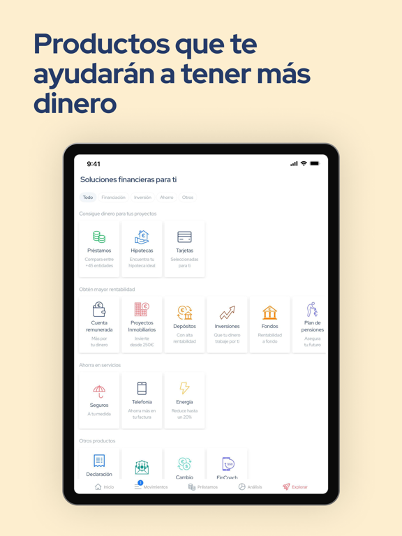 Fintonic | Ahorra y finánciate iPad screenshot 4