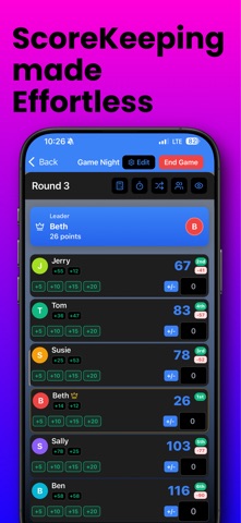 G+ ScoreKeeper Screenshot 2 of 7