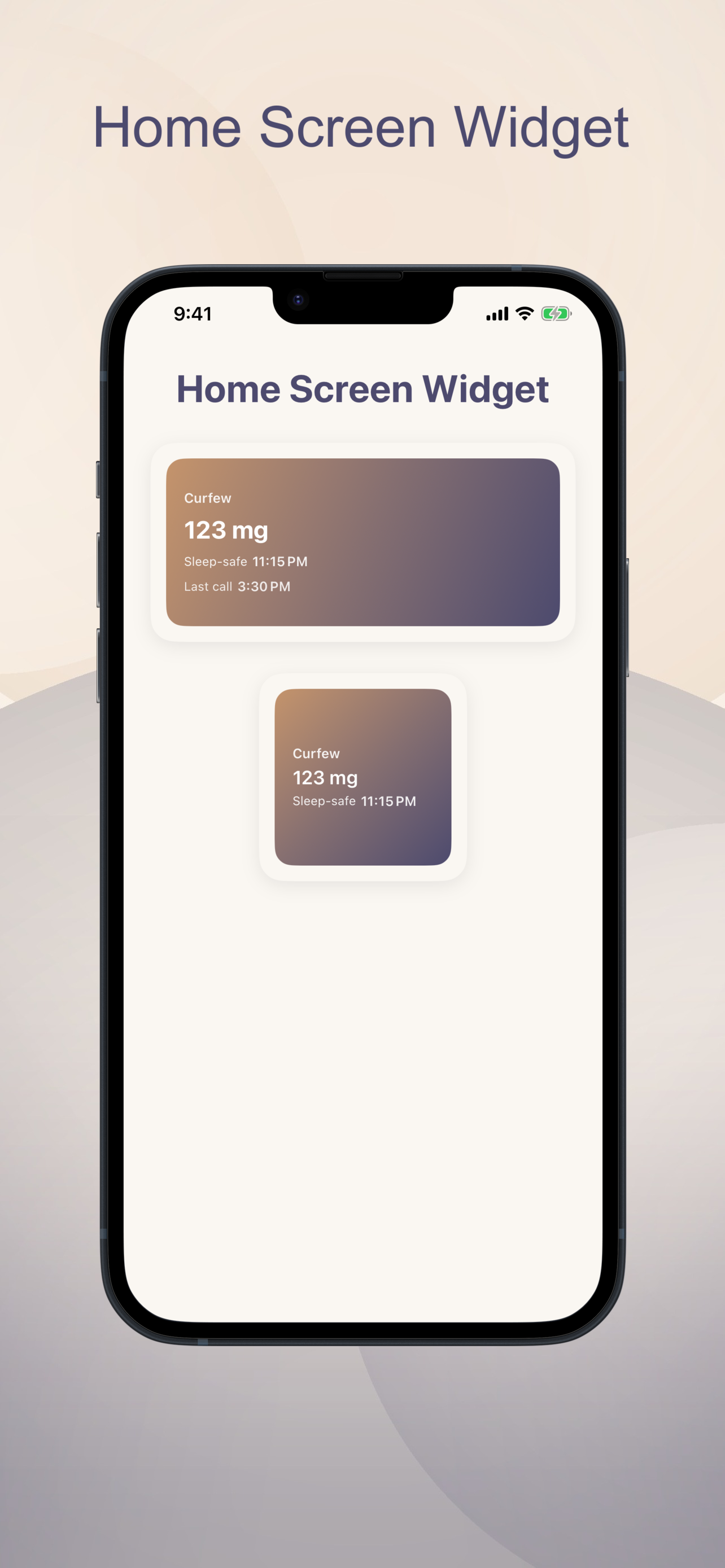 Curfew: Caffeine Tracker