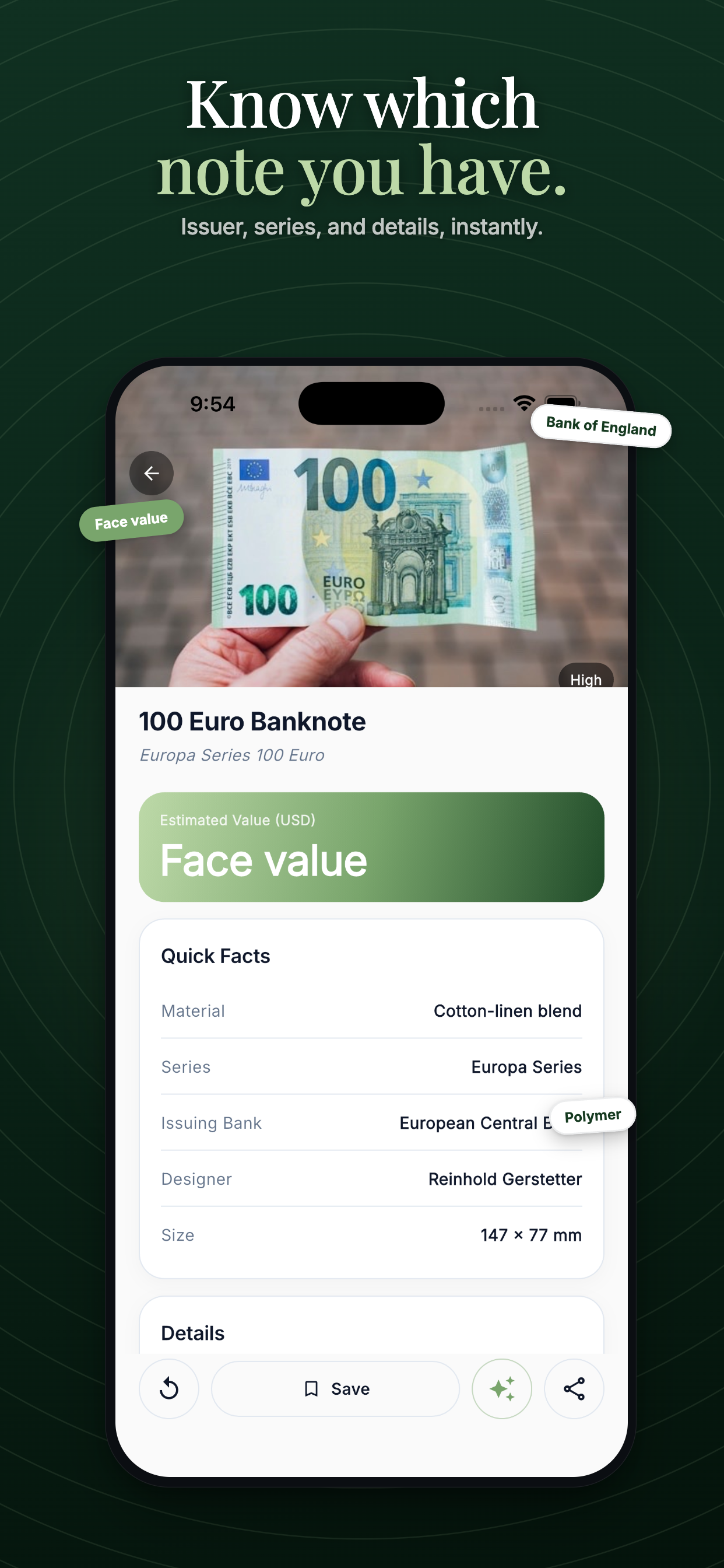 Banknote Identifier & Value screenshot 2