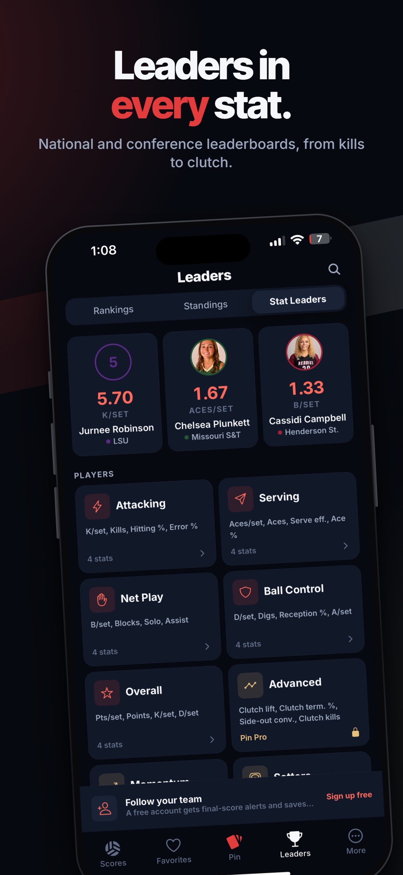 Screenshot 7 of Pin: Volleyball Stats