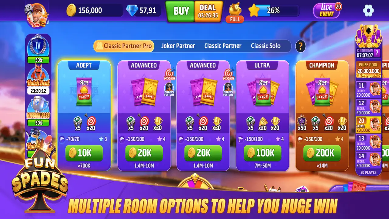 Fun Spades Card Game iPhone Ekran Görüntüsü 3