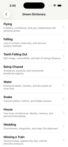 Dream Interpretation: Journal Screenshot 2 of 4