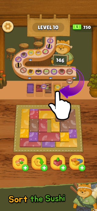 Chef Sushiba: Sort Puzzle Screenshot 2 of 6
