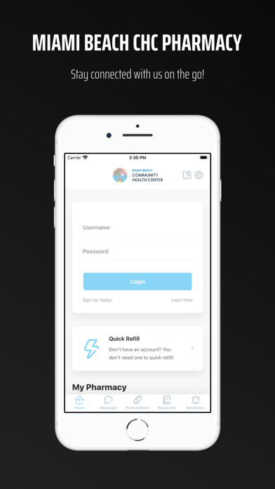 Miami Beach CHC Pharmacy app screenshot