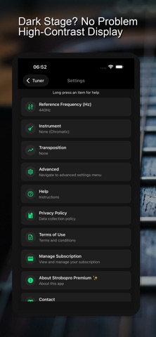 Precise Strobe Tuner:StroboPro Screenshot 5 of 10
