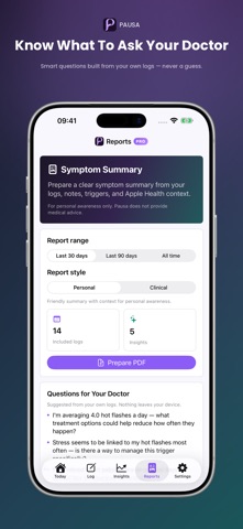 Pausa: Menopause Tracker Screenshot 10 of 10