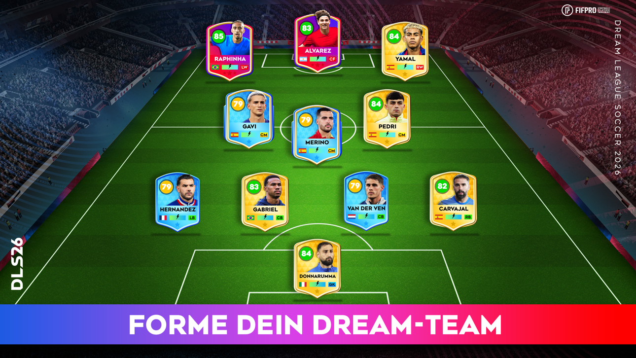 Dream League Soccer 2026 iOS Mod IPA screenshot 8 - iOS game interface