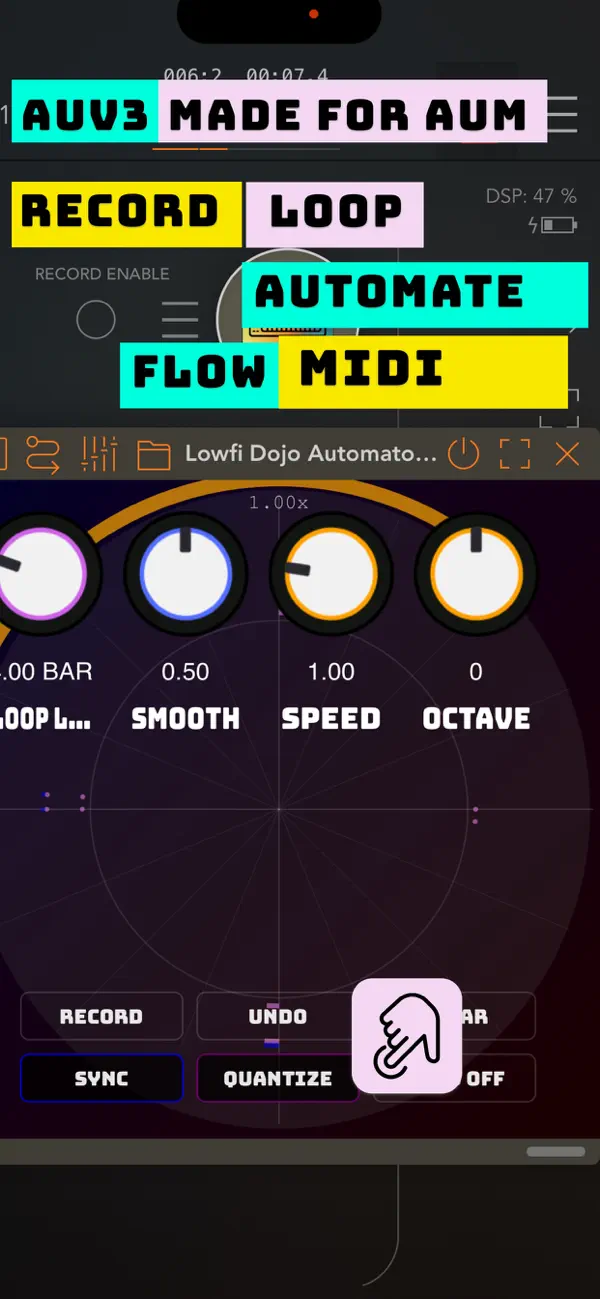 #3. Lowfi Dojo Automaton AUv3 (iOS) By: Juan Maguid