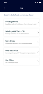 SolarEdge ONE EV Charger Setup screenshot 4