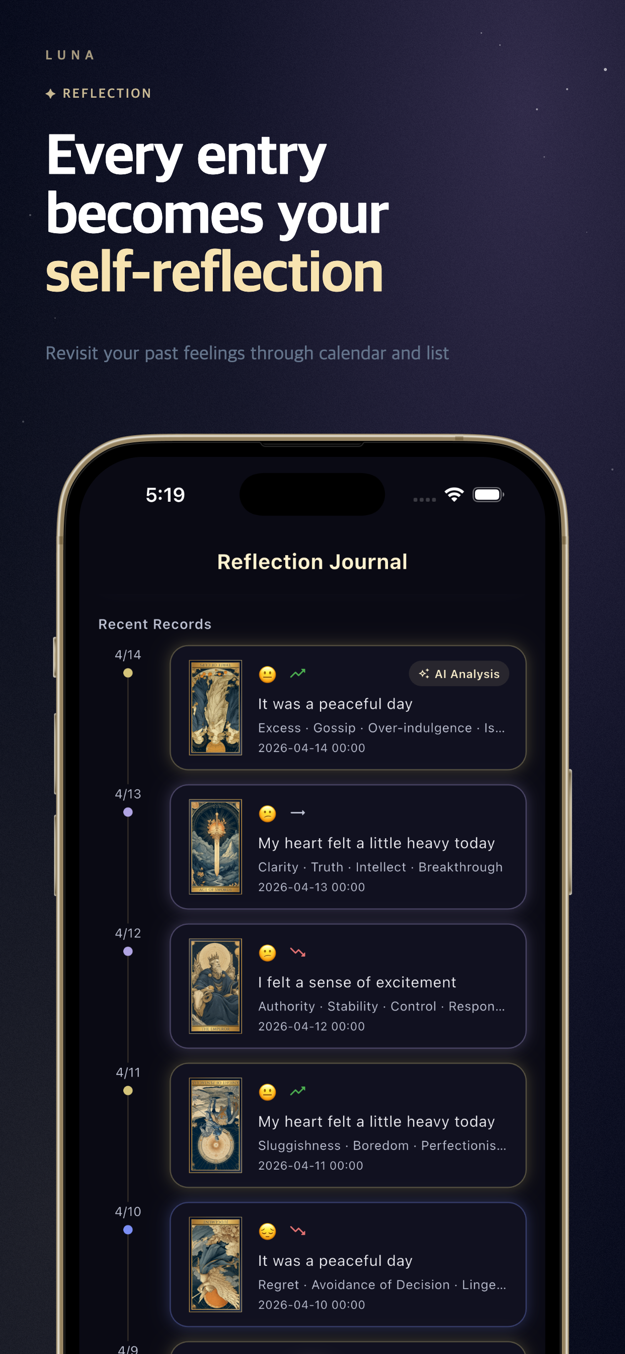 Luna: Mood Tracker & Journal screenshot 5