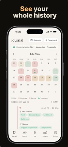 SereneHead: Migraine Tracker Screenshot 5 of 5