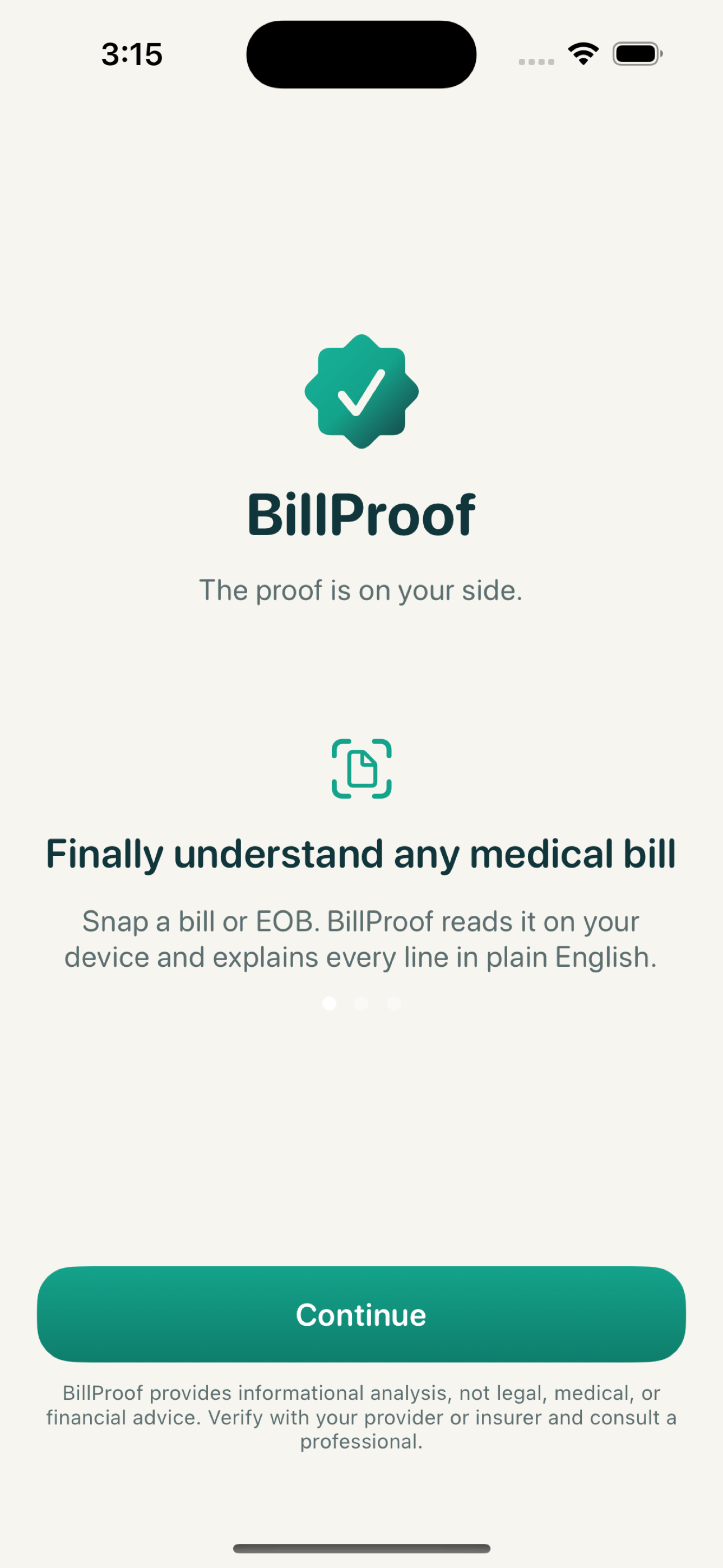 BillProof: Bill Decoder screenshot 4