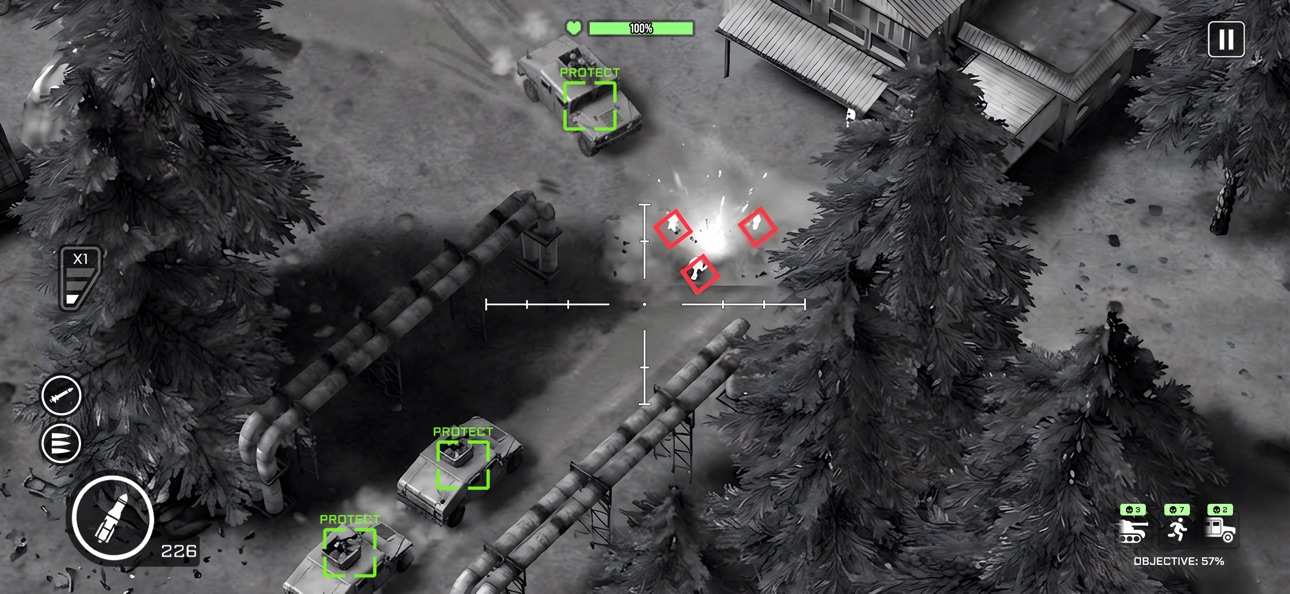 Drone Command: War from above iOS Mod IPA screenshot 5 - iOS game interface