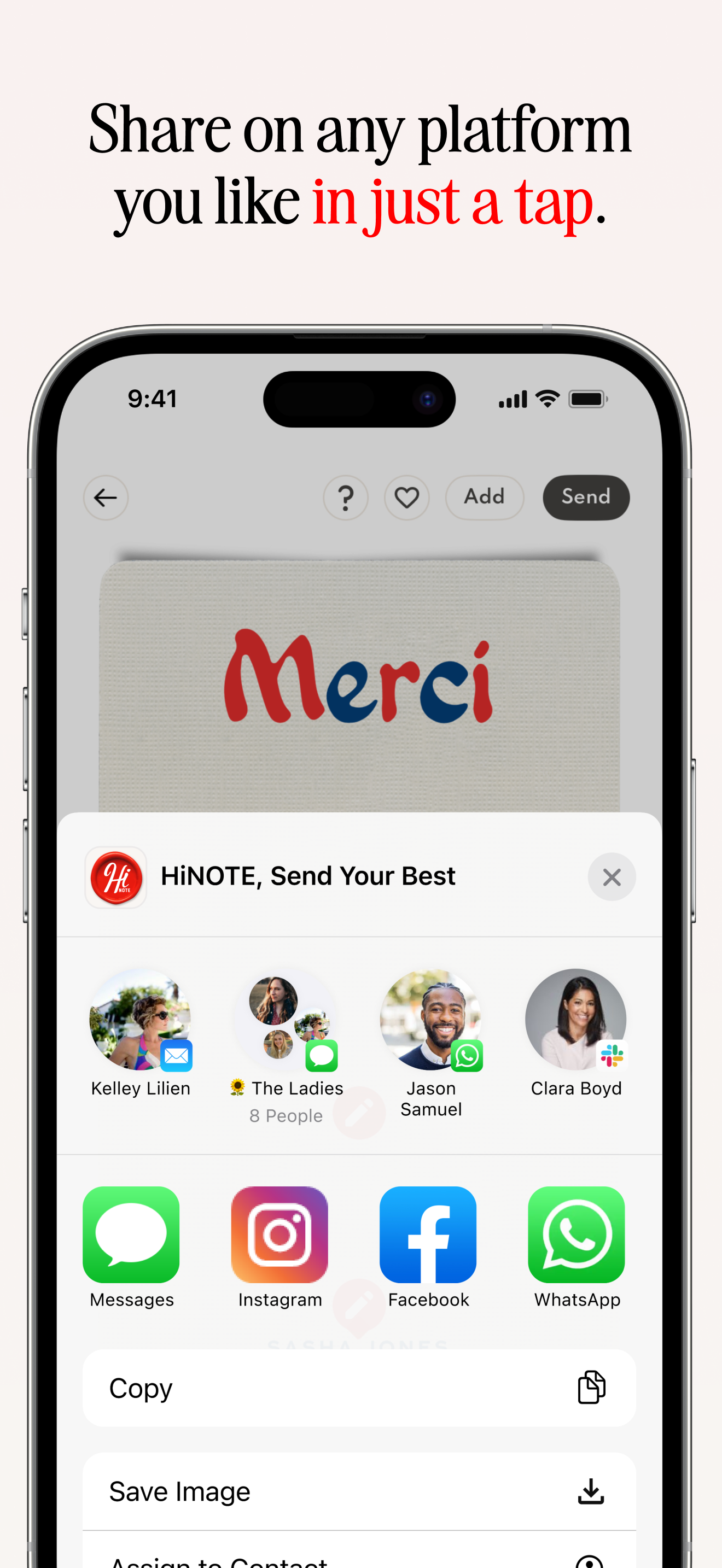 HiNOTE: Cards, Invites & Notes screenshot 8