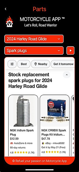Motorcycle.App Screenshot 8 of 10