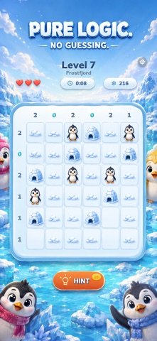 Huddle: Penguin Logic Puzzle Screenshot 2 of 5