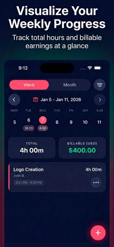 Time Tracker: Time Calculator screenshot
