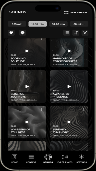 Overtone Sound Meditation iPhone screenshot 2 - Health & Fitness app