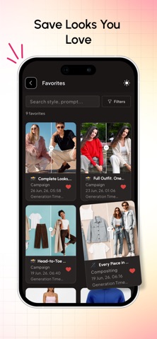 Fashfx: AI Fashion Studio iPhone screenshot
