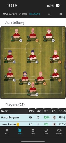 FootballManager.IO screenshot