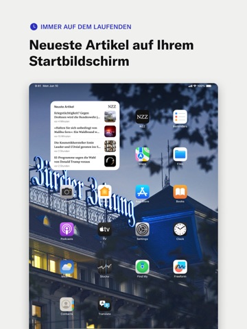NZZ Nachrichten iPad screenshot 7