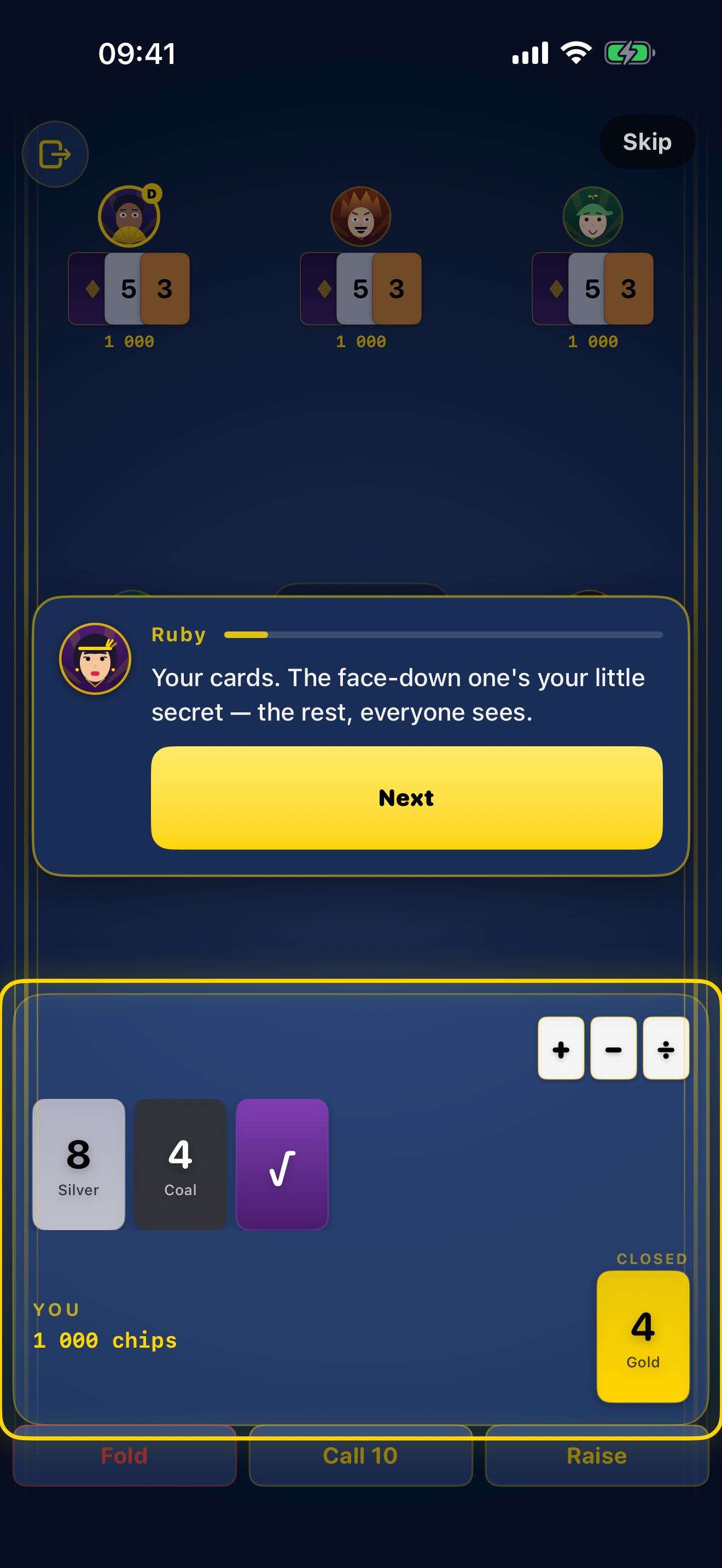 High Low: Math Poker screenshot 6