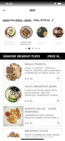 Chiloso Mexican Bistro iPhone screenshot