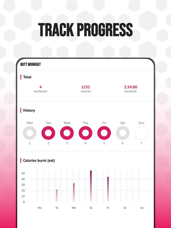 Booty Lift – Butt Workout iPad screenshot 4 - Health & Fitness app