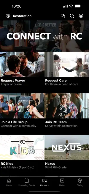 Restoration Church Gardner screenshot 3