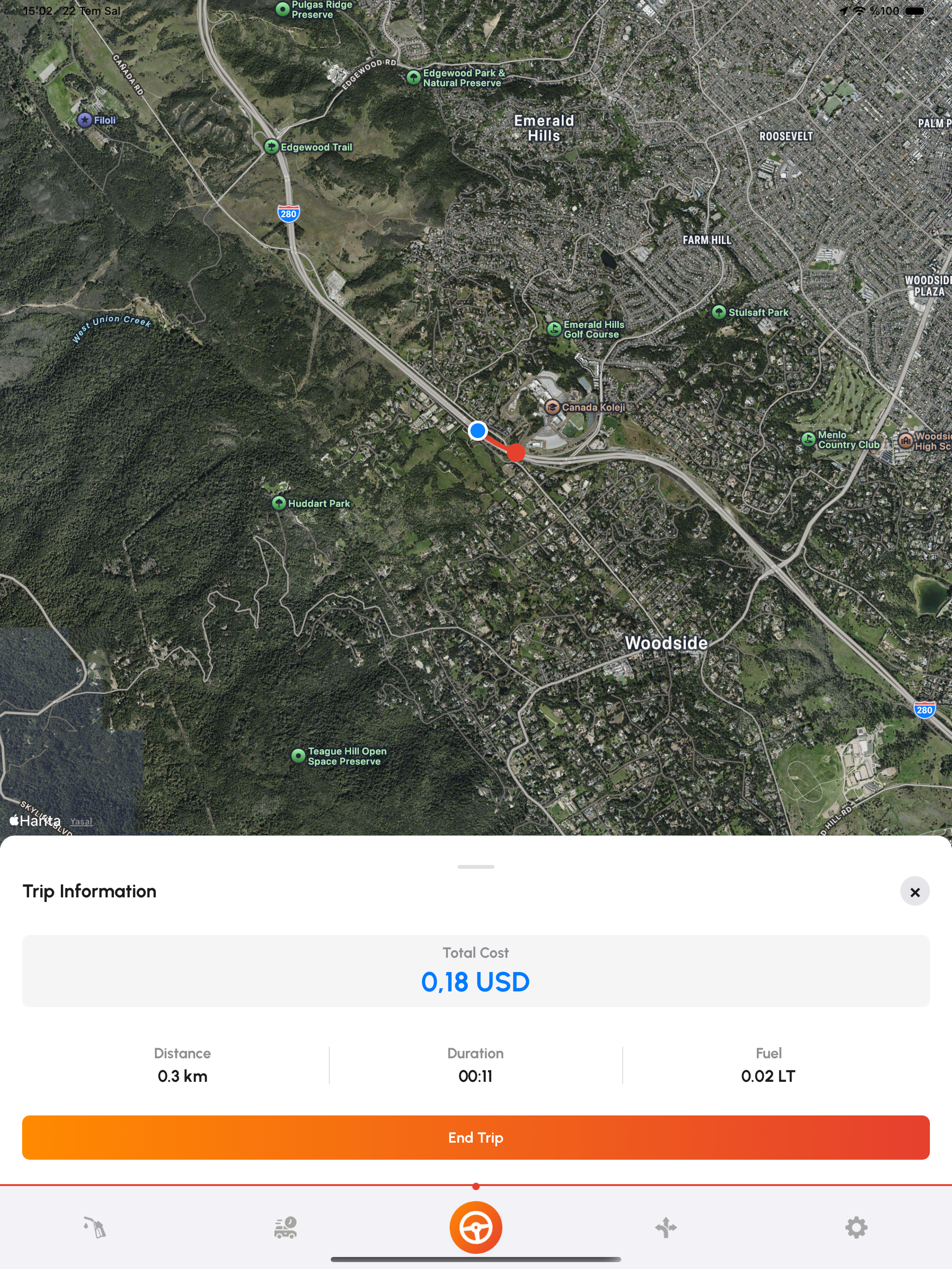 Live Fuel Usage : Fuel Meter