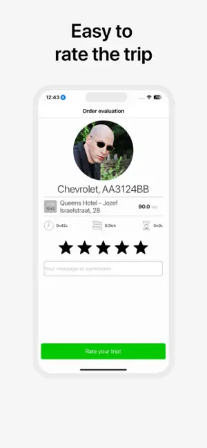 Urban Taxi client screenshot 4