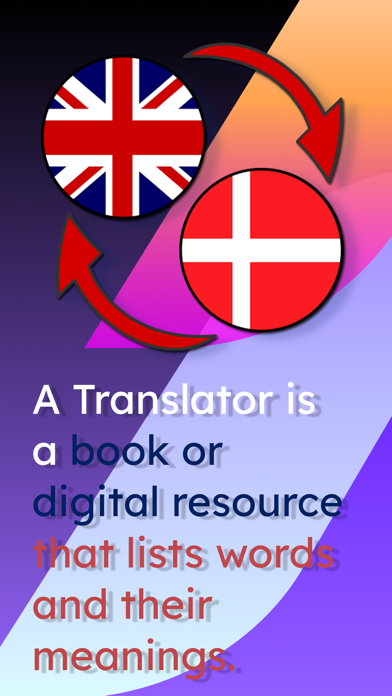 English Danish Translator screenshot